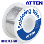 ATTEN Soldering Wire Blue 0.8-50 είναι κόλληση για ηλεκτρικό κολλητήρι και αερίου 0.8mm 50gr Sn63 Pb37 χειροτεχνίες μοντελισμό